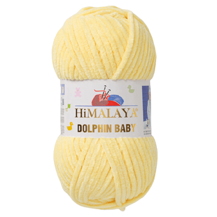 HİMALAYA - Himalaya Dolphin Baby Kadife El Örgü İpi 80302 Limon HİMALAYA - Himalaya Dolphin Baby Kadife El Örgü İpi 80302 Limon