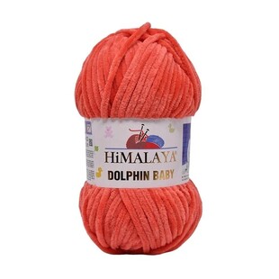 HİMALAYA - Himalaya Dolphin Baby Kadife El Örgü İpi 80312 Turuncu HİMALAYA - Himalaya Dolphin Baby Kadife El Örgü İpi 80312 Turuncu
