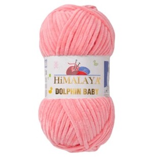 HİMALAYA - Himalaya Dolphin Baby Kadife El Örgü İpi 80346 Pembe