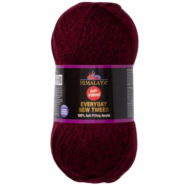 Himalaya Everyday New Tweed Örgü İpi 75117 Bordo