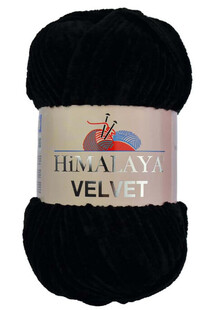 HİMALAYA - Himalaya Velvet Kadife İp 90011 Siyah HİMALAYA - Himalaya Velvet Kadife İp 90011 Siyah