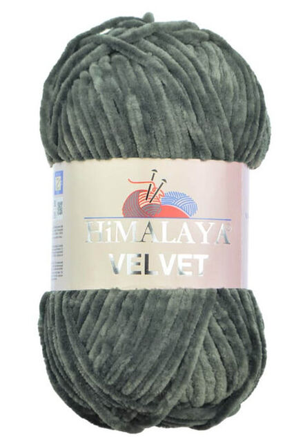 Himalaya Velvet Kadife İp 90020 Koyu Gri