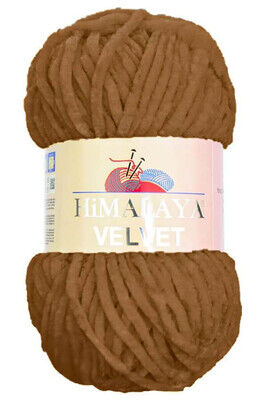 Himalaya Velvet Kadife İp 90037 Kahverengi