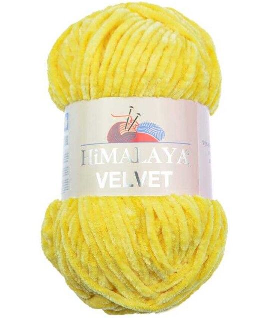 Himalaya Velvet Kadife İp 90013 Sarı