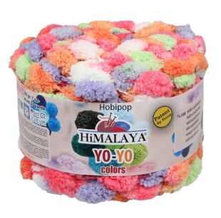 HİMALAYA - Himalaya Yo-yo Colors 82002 Ebruli Ponpon İp