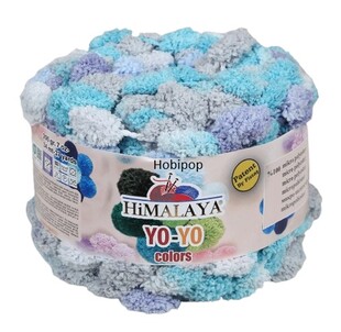 HİMALAYA - Himalaya Yo-yo Colors 82007 Ebruli Ponpon İp