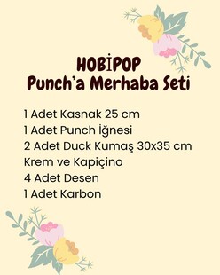 Hobipop Hardal Merhaba Punch Seti - Thumbnail