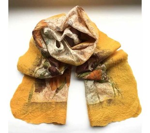 HOBİPOP - Saf Yün & İpek Atkı Hardal HOBİPOP - Saf Yün & İpek Atkı Hardal