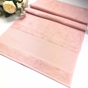 GLAMOUR - İşlemelik Etaminli Bukle Havlu 50x90 Pudra GLAMOUR - İşlemelik Etaminli Bukle Havlu 50x90 Pudra
