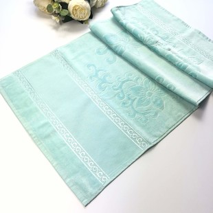 GLAMOUR - İşlemelik Etaminli Havlu 50x90 Kadife Mint Yeşil GLAMOUR - İşlemelik Etaminli Havlu 50x90 Kadife Mint Yeşil