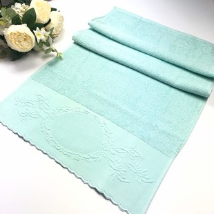 GLAMOUR - İşlemelik Etaminli Pikolu Havlu Mint Yeşil GLAMOUR - İşlemelik Etaminli Pikolu Havlu Mint Yeşil