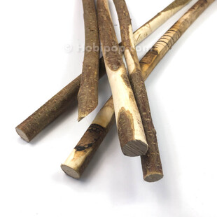 HOBİPOP - Kabuklu Ahşap Makrome Sopası 80 cm