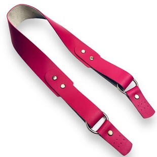 HOBİPOP - Kalın Çanta Sapı Tek Suni Deri Fuşya HOBİPOP - Kalın Çanta Sapı Tek Suni Deri Fuşya