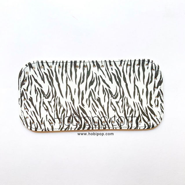 Zebra Desenli Çanta Tabanı