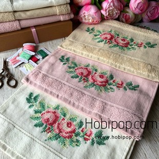 HOBİPOP - Kanaviçe Mutfak Havlusu Kiti 3 lü HOBİPOP - Kanaviçe Mutfak Havlusu Kiti 3 lü