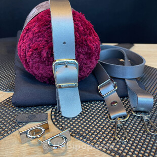 HOBİPOP - Kanvas Teddy Çanta Yapım Seti Bordo Renk Metalik Ayarlanabilir Askılı HOBİPOP - Kanvas Teddy Çanta Yapım Seti Bordo Renk Metalik Ayarlanabilir Askılı