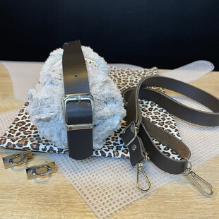 HOBİPOP - Kanvas Teddy Çanta Yapım Seti Ekru Ayarlanabilir Askılı