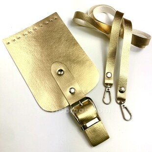 HOBİPOP - Kapaklı Mini Çanta Seti Altın HOBİPOP - Kapaklı Mini Çanta Seti Altın