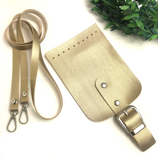 HOBİPOP - Kapaklı Mini Çanta Seti Light Gold