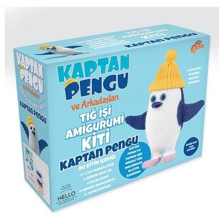 Kaptan Pengu Amigurumi Kiti - Thumbnail