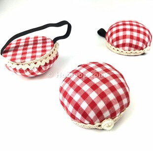  - Kırmızı Pötikare İğnedenlik