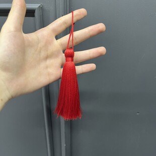 HOBİPOP - Kırmızı Renk Püskül 11 cm