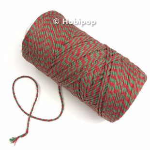 HOBİPOP - Kırmızı Yeşil Paket İpi ve Takı İpi HOBİPOP - Kırmızı Yeşil Paket İpi ve Takı İpi