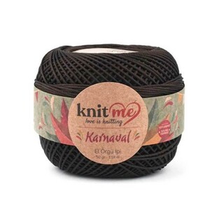 KNİT ME - Knit Me Karnaval El Örgü İpi 0811 Koyu Kahve KNİT ME - Knit Me Karnaval El Örgü İpi 0811 Koyu Kahve