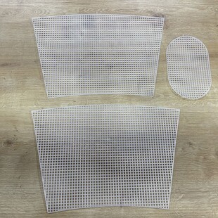 HOBİPOP - Kol Çantası Plastik Çanta Kova Kanvas Seti Beyaz