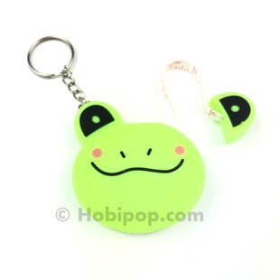 HOBİPOP - Kurbağa Figürlü Otomatik Mezura 1.5 Metre HOBİPOP - Kurbağa Figürlü Otomatik Mezura 1.5 Metre