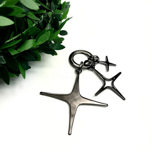 HOBİPOP - Kuzey Yıldızı Çanta Süsü Füme Renk