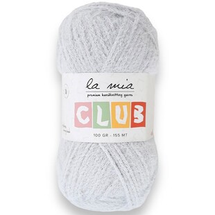 LA MİA - La Mia Clup Açık Gri El Örgü İpliği 604 LA MİA - La Mia Clup Açık Gri El Örgü İpliği 604