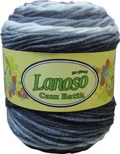 LANOSO - Lanoso Cazz Batik Ebruli Örgü İpi 701
