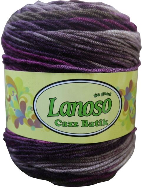 Lanoso Cazz Batik Ebruli Örgü İpi 710