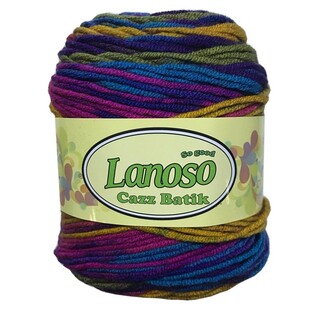 LANOSO - Lanoso Cazz Batik Ebruli Örgü İpi 716