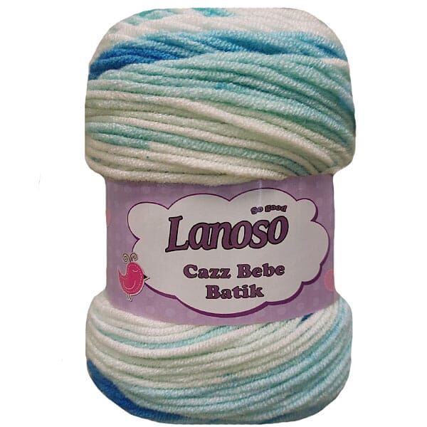 Lanoso Cazz Bebe Batik Ebruli Bebe Örgü İpi 752