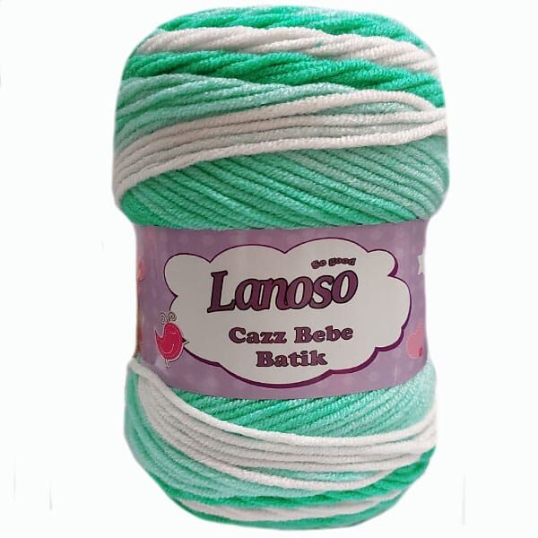 Lanoso Cazz Bebe Batik Ebruli Bebe Örgü İpi 764