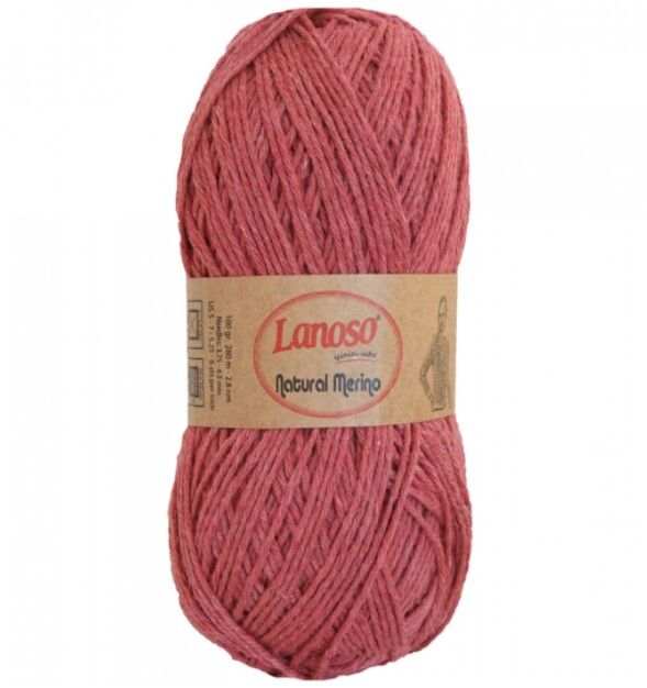 Lanoso Natural Merino Yünlü Örgü İpliği 928