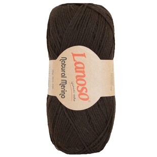 LANOSO - Lanoso Natural Merino Yünlü Örgü İpliği 992 Kahve