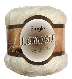 LANOSO - Lanoso Single Tavşan İp El Örgü İpliği 901 Krem