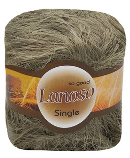 LANOSO - Lanoso Single Tavşan İp El Örgü İpliği 909 Vizon