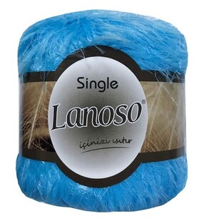 LANOSO - Lanoso Single Tavşan İp El Örgü İpliği 940 Mavi
