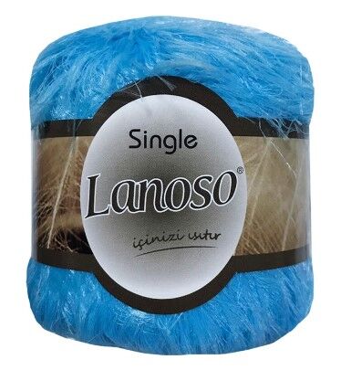 Lanoso Single Tavşan İp El Örgü İpliği 940 Mavi