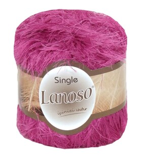 LANOSO - Lanoso Single Tavşan İp El Örgü İpliği 945 Eflatun