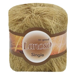 LANOSO - Lanoso Single Tavşan İp El Örgü İpliği 907 Açık Vizon