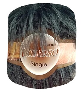 LANOSO - Lanoso Single Tavşan İp El Örgü İpliği 953 Koyu Gri