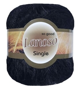 LANOSO - Lanoso Single Tavşan İp El Örgü İpliği 960 Siyah