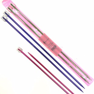  - Lüx Metalik Renkli Örgü Şişi 35 cm