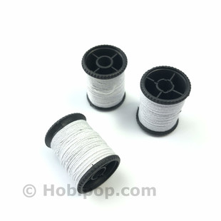 HOBİPOP - Makara Lastik Büzgü Lastiği Beyaz HOBİPOP - Makara Lastik Büzgü Lastiği Beyaz