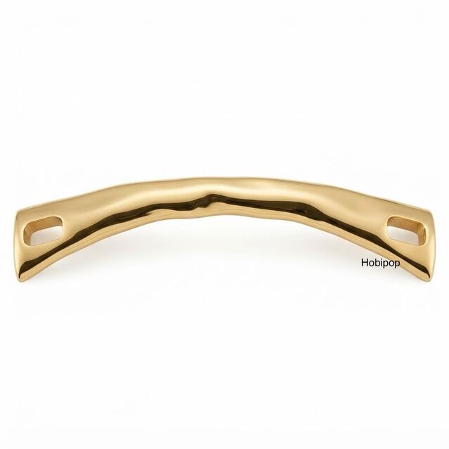 Metal Dövme Dokulu Çanta Sapı Gold Renk